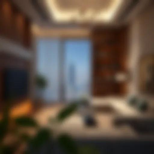 Luxurious apartment interiors for educators in Dubai