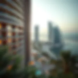 Stunning view of Address Emaar Beachfront