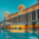 Stunning exterior view of Ain Dubai Hotel showcasing its architectural grandeur