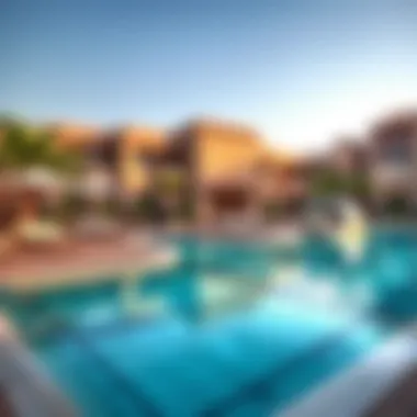 Luxurious community amenities at Al Badia Residence highlighting lifestyle offerings