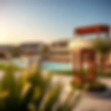 Modern amenities available in Al Bandar community