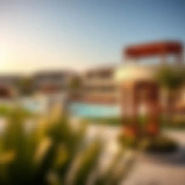 Modern amenities available in Al Bandar community