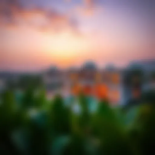 Aerial view showcasing the Al Hathboor Residence