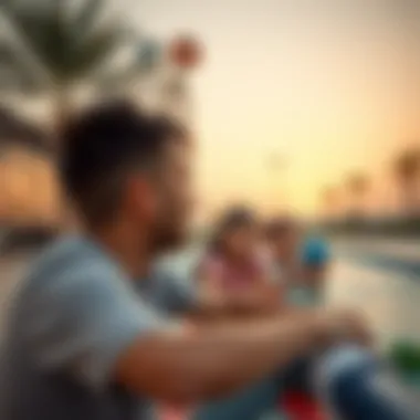 Leisure and Lifestyle in Al Khail Gate A family enjoying leisure activities in Al Khail Gate