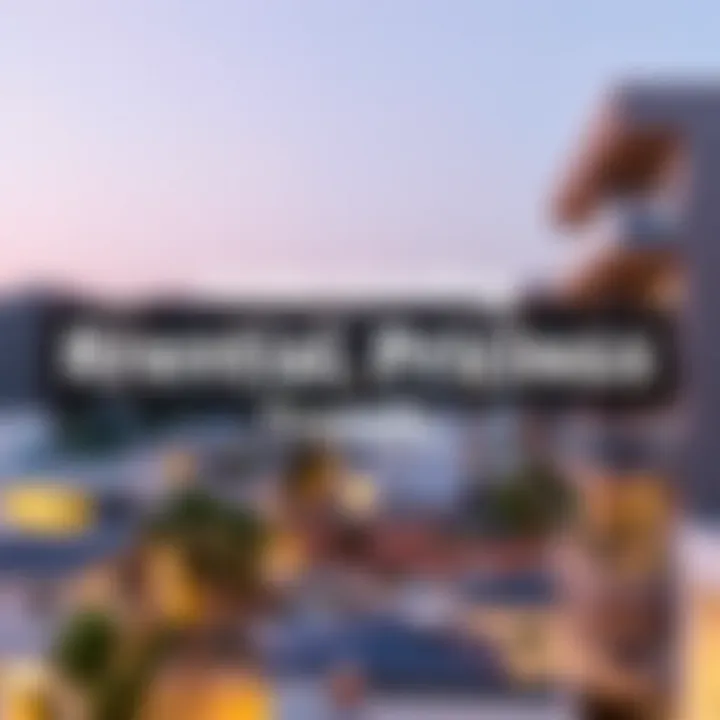 An infographic representation of rental pricing trends in Al Nahda