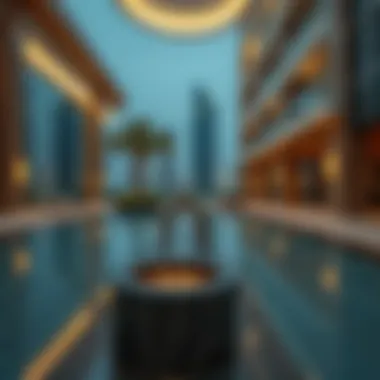 Luxurious amenities in Al Raha Building