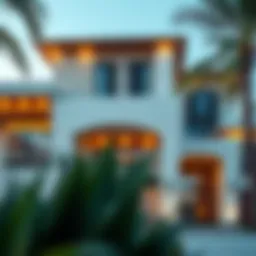 Luxurious exterior view of Al Sayyah Residence C showcasing modern architecture