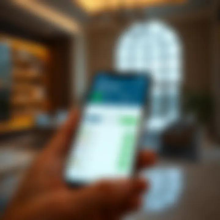 Digital Currency Exchange App Digital currency exchange platform on a smartphone