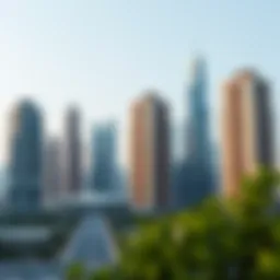 Stunning skyline of Dubai showcasing luxurious residential buildings