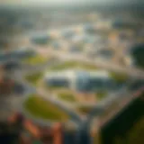 Aerial Perspective of Bianca Dubailand Aerial view of Bianca Dubailand showcasing its sprawling landscape and architectural designs.