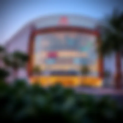 Exterior view showcasing the modern architecture of Bin Shabib Mall