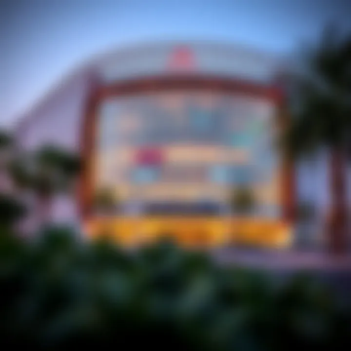 Exterior view showcasing the modern architecture of Bin Shabib Mall