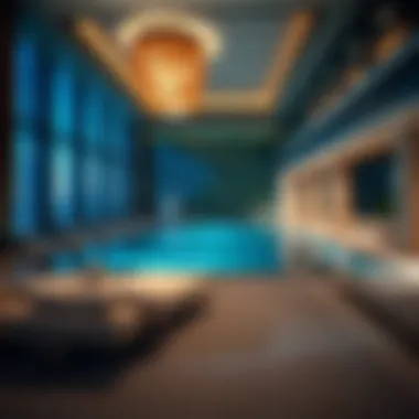 Exclusive Amenities of Burj Khalifa Residences Exclusive amenities of Burj Khalifa residences including pool and fitness center