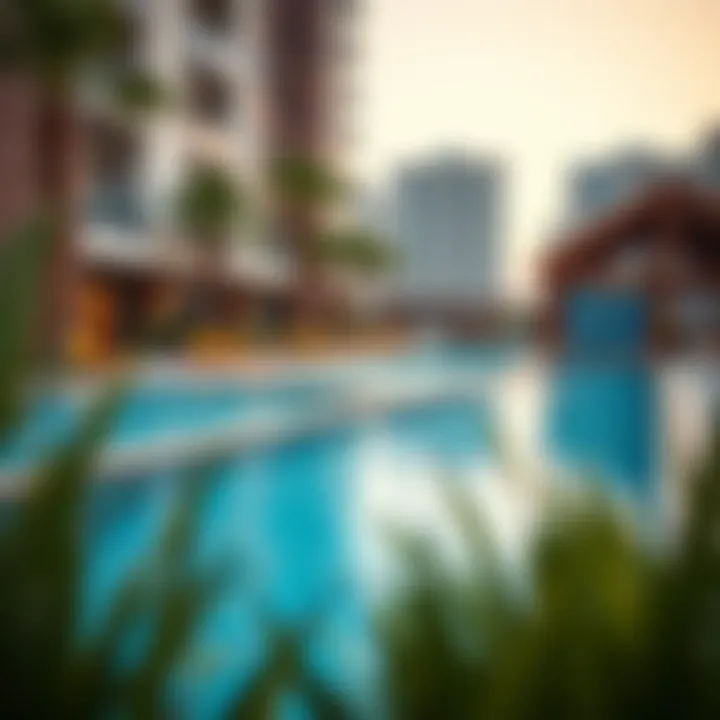 Vibrant community amenities at Cloud 9 Dubai