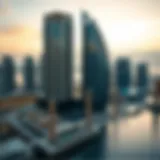 Stunning skyline view of Cloud 9 Dubai showcasing modern architecture