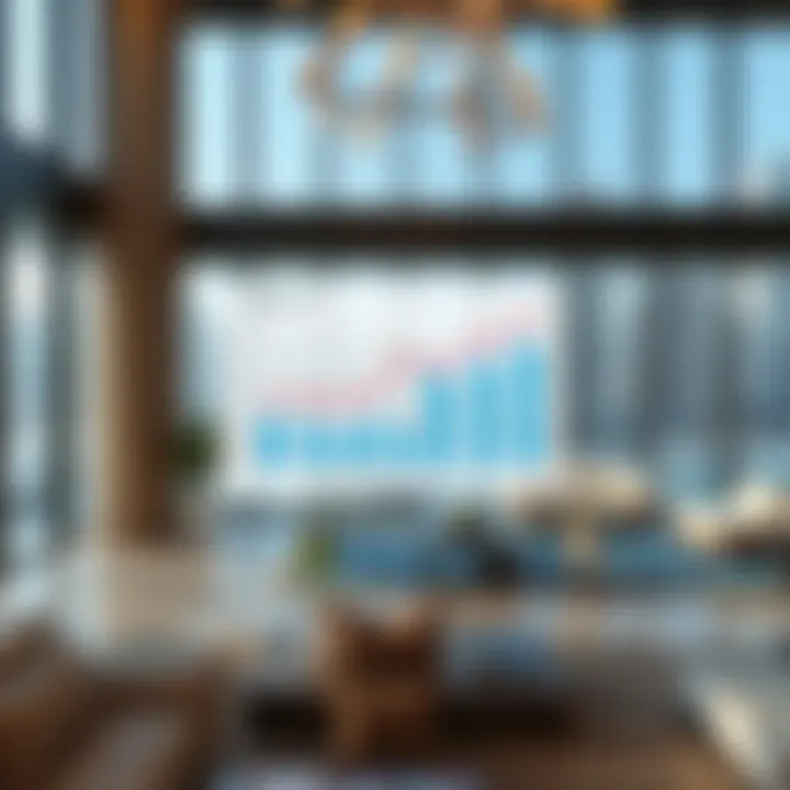 Market analysis chart related to Dubai's real estate