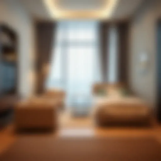 Modern shared bedroom setup