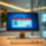 Emirates ID application interface on a computer screen