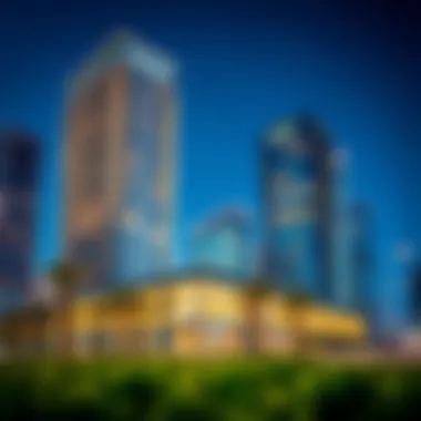 Strategic location of Omniyat offices in Dubai's business district