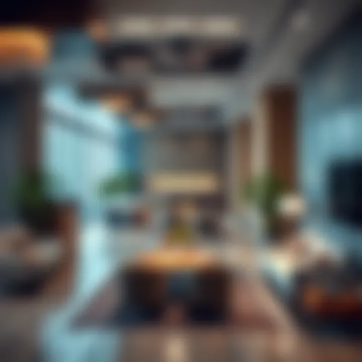 Interior of a well-managed commercial space