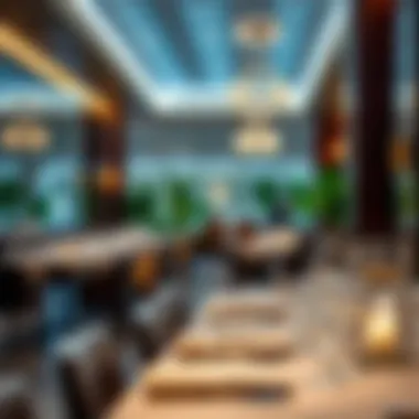 Upscale Dining Experience Elegant dining setting at one of the upscale restaurants