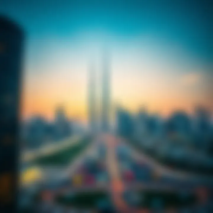 Dynamic skyline of Dubai representing real estate opportunities