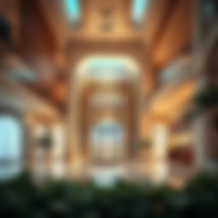 A detailed architectural design of a Damac Properties project showcasing modern aesthetics