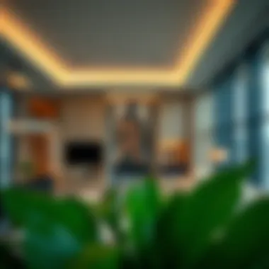 Luxurious Interior of The Residences Luxurious interior showcasing modern design elements