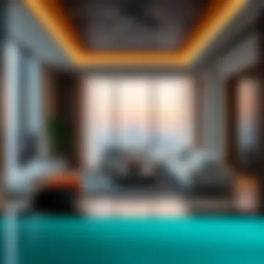 Luxurious interior of a high-end apartment at The Voleo