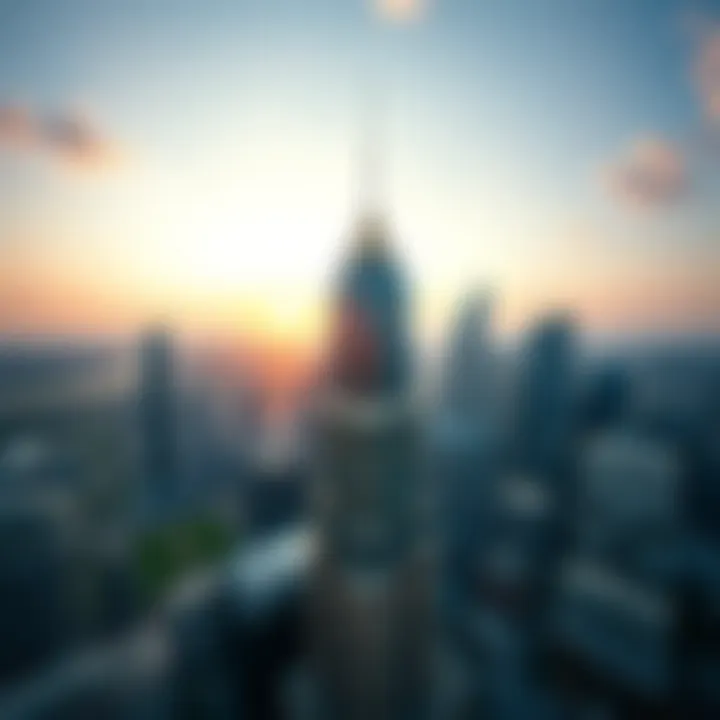 Aerial view showcasing Tower Two in Downtown Views