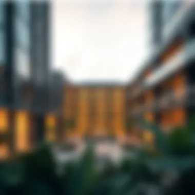 Modern architectural design of Tower Two