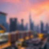 Dubai skyline showcasing luxury properties