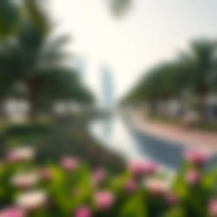 Lush green parks and recreational areas in Dubai Creek Harbour