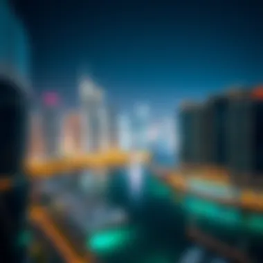 Scenic view of Dubai Marina highlighting vibrant urban living