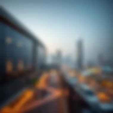 Panoramic View of Commercial Properties in Dubai A panoramic view of a Dubai commercial property