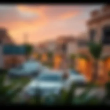 Diverse Residential Properties in Dubai A vibrant residential area in Dubai reflecting diverse property options