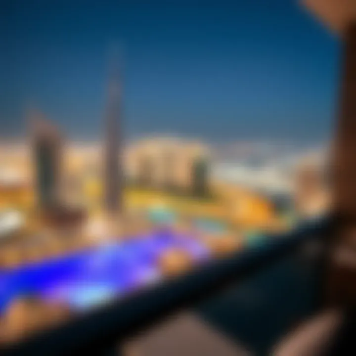 Stunning skyline view from Dusit Thani