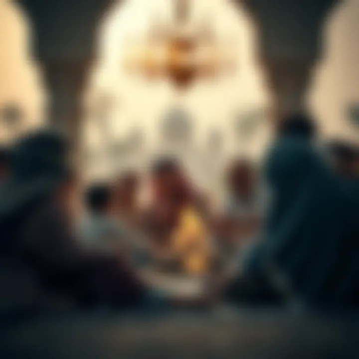 Family gathering celebrating Eid Al Adha in the UAE