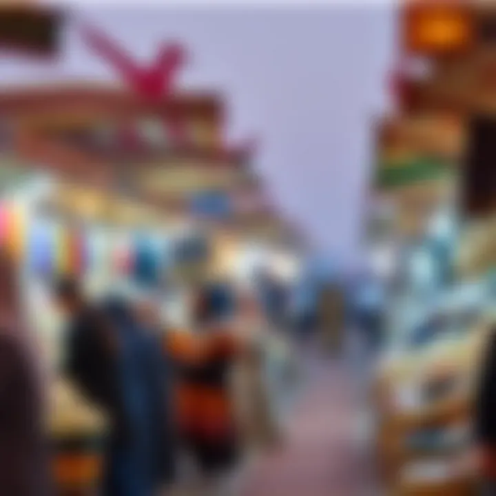 Vibrant market scene during Eid Al Adha in Dubai