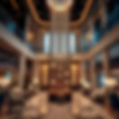 Luxurious lobby interior of Emaar Address Sky View epitomizing modern elegance