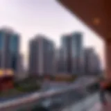 Stunning view of Emaar apartments showcasing modern design and architecture