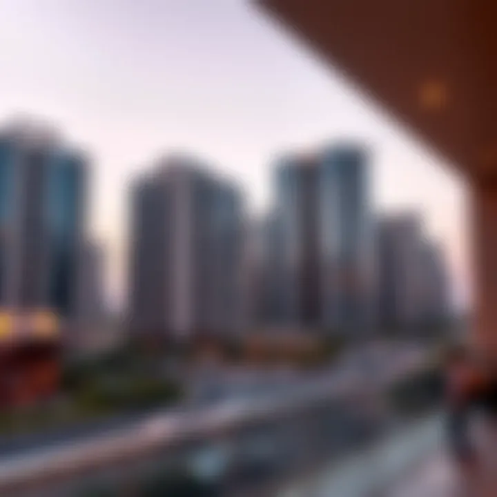 Stunning view of Emaar apartments showcasing modern design and architecture