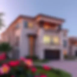 Emaar Golf Villas exterior view showcasing elegant architecture