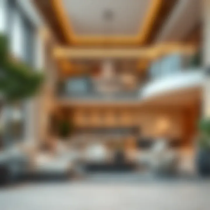 Luxurious interior design of Emaar Golf Villas