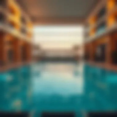 Luxurious amenities in Emaar properties including pool and fitness center