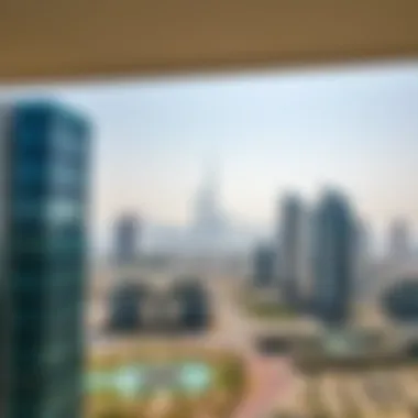 View of the surrounding Dubai skyline from Etlala Residence 2