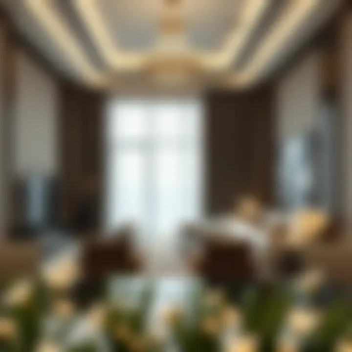 Luxurious interior of a penthouse in Etlala Residence 2 with elegant furnishings