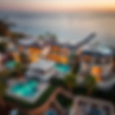 Aerial view of Malibu properties showcasing luxury homes