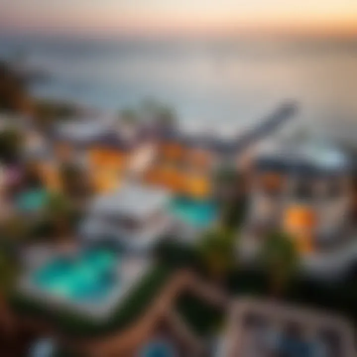 Aerial view of Malibu properties showcasing luxury homes