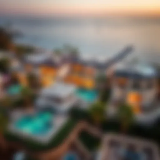 Luxury Homes in Malibu Aerial view of Malibu properties showcasing luxury homes